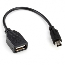 Kábel mini-usb samec na USB samica