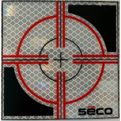 4x4 cm retro odrazové fólie SECO - 10 ks